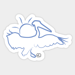 Pelican Wings Sticker